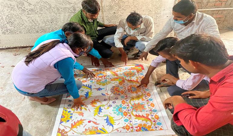 Designing and Packaging, Trade- Carpet Work (District-Bhadohi)