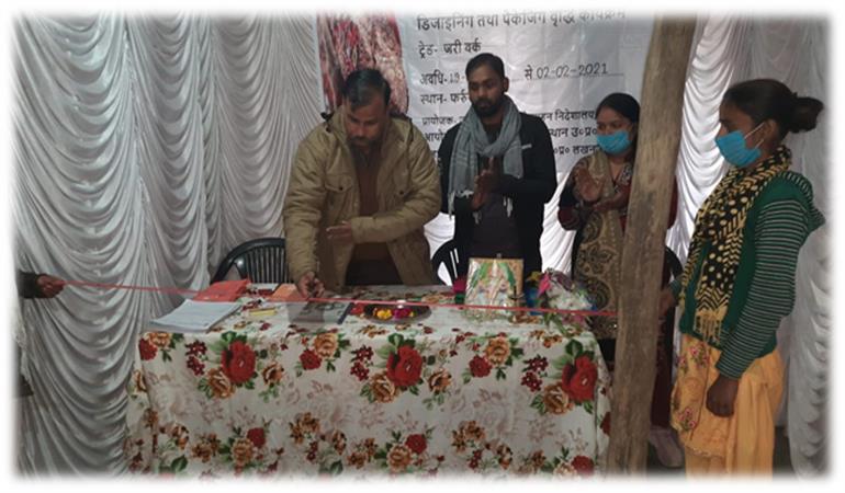 Designing and Packaging, Trade- ZARI WORK (District-Farukhabad)