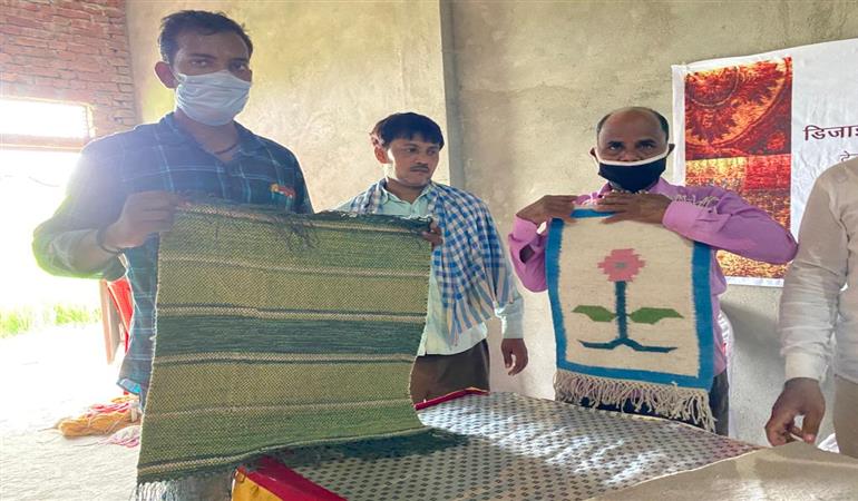 Designing and Packaging Trade-Panja dari (District-Mirzapur)